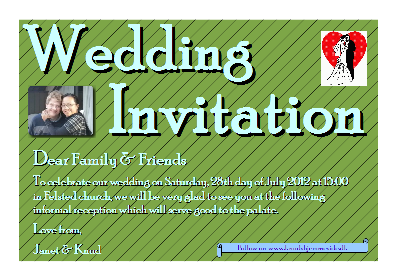 Official invitation